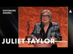 Juliet Taylor Receives an Honorary Oscar Award | The 15th Governors Awards Presented By @ROLEX