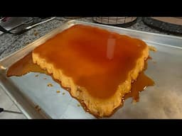 How to Make a Tray of Pumpkin flan step by step