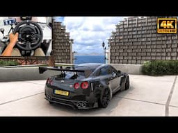 Nissan GTR R35 (Widebody) | Forza Horizon 5 | Thrustmaster T300RS gameplay