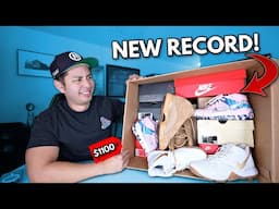 UNBOXING A $1100 SNEAKER 'BEATER' BOX (NEW RECORD!!)