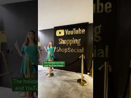 Behind-The-Scenes at YouTube’s Shopping Event! #asmr #holidaywithyoutube #shorts