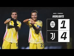 HIGHLIGHTS SERIE A | Como 1-4 Juventus Women | Bonansea, Girelli, Caruso & Schatzer Goals