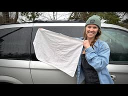 How to Make Curtains for your Campervan | Homemade Velcro Curtains