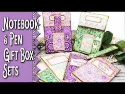 William Morris Notebooks & Paper Pen Gift Set Tutorial, Papercraft Gift