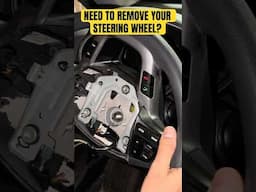 THIS WILL ENSURE YOUR STEERING WHEEL GOES BACK ON STRAIGHT IF YOU HAVE TO REMOVE IT