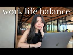 Work-Life Balance in My 20s | busy work week, cooking at home, organizing my apartment