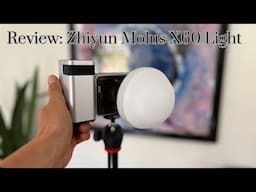 Zhiyun Molus X60 Light Review - Portable Battery Powered Light for Content Creators