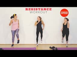 Low impact resistance workout - standing options