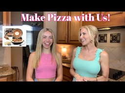 Making Pizza with my Daughter ~ Granitestone Pizza Maker ~ Gourmet Style Pizza ~ Piezanno