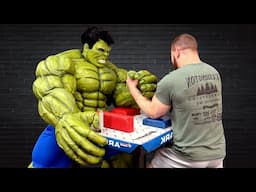 SPIDERMAN AGAINST HULK IN THE REAL WORLD