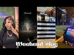 Weekend Vlog|| hair appt, 4th of July, sephora run, top golf 🥰