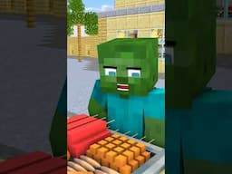 Minecraft, Annoying Zombie buying to Herobrine #shorts #minecraft #memes