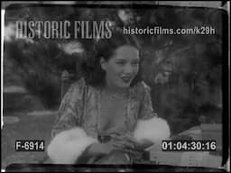 1932 Hollywood Interview with Beautiful Lupe Velez Tragic Mexican actress