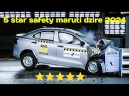 Maruti dzire 2024 gncap crash test results, scored stunning 5 stars insurance safety rating