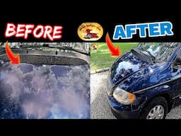 How To  Repair PEELING Clear Coat For Under $35 Bucks......  Blue Bomber Hood Fix