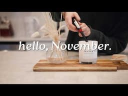 november days 🌧️ seasonal living, slow mornings, decorating for christmas, new recipes, & cozy days