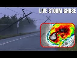 HURRICANE FRANCINE Making Landfall in Louisiana - LIVE STORM CHASE