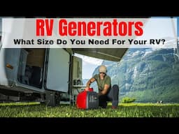 Find Out Why The Right RV Generator Size Depends On How You Use It!