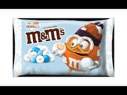 M&M's White Chocolate Pretzel Snoballs Review! Are Holiday M&M's Taste Better Than Regular M&M's?