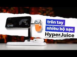 Trên tay bộ sạc Qi2 4-in-1 kèm adapter 45W và sạc đa năng du lịch 70W/ 100W của HyperJuice