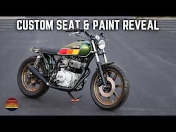 XS400 Build / Custom Paint And Seat Reveal! LOOKS AWESOME!