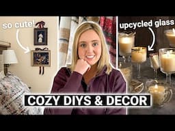 Making my apartment cozy for fall and winter 🍂 *Easy* DIY home decor ideas