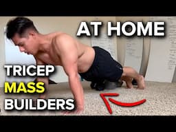 8 Exercises To Grow Bigger Triceps At Home | Quarantine Muscle Building