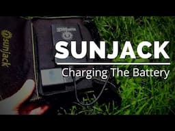 Charging The Battery - Sunjack Portable Solar Charger