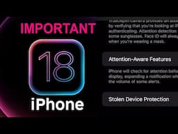  iPhone More Protection Against Theft  iOS18 Stolen Device Protection