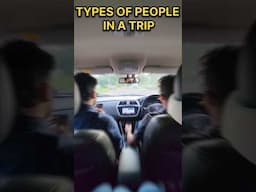 Types Of People In a Trip