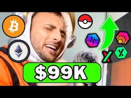 💥🚨 BREAKING: Bitcoin hits $99,000 !! Altcoins, Richard Heart, CoinMarketCap, PulseChain !!