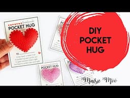 Create A Cute Pocket Hug Card & Faux Leather Heart with Maisie Moo - Cricut Projects to Sell