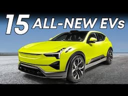 15 Best New Electric Cars 2023 - 2024