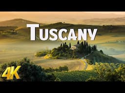 Tuscany in 4K • A Peaceful Cinematic Experience with Soothing Music