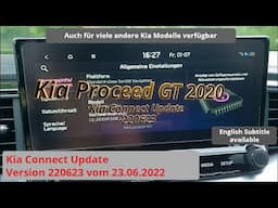 Kia Connect Update 220623 – Android Auto nun im Fullscreen (gezeigt im Kia Proceed GT 2020)