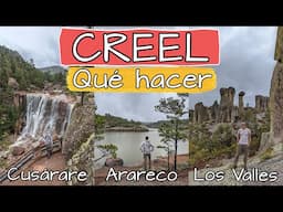 Creel Chihuahua ✅ Lago de Arareco, Cascada de Cusárare, Valle de los Monjes 🔴 Barrancas del Cobre #2