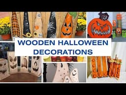 Creative Wooden Halloween Decoration Ideas for Spooky Home Decor