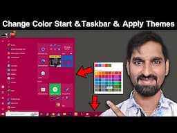 How To Change Color in Windows - Start | Taskbar | Title Bar | Apply Themes - Computer Tutorial