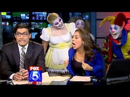 Funny Halloween News Bloopers