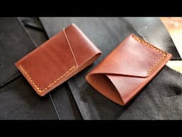 Simple Leather Wrap Wallet Tutorial (With PATTERNS!)