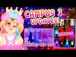 NEW SCHOOL DRAMA! Royale High Campus 3 Tea Spill and Update Recap