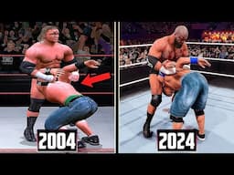 WWE 2K24 Vs. WWE Smackdown vs Raw 2004 (Epic Finishers Comparison) !!!