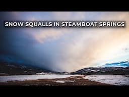 Snow Squalls in Steamboat Springs, CO | Nov 16th, 2024