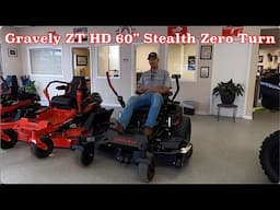 Gravely 991983 ZT HD 60" Stealth® Limited Edition Kawasaki® FR730V Zero Turn Lawn Mower