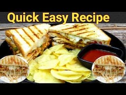 Yummy And Tasty Sandwich Recipe | Quick Easy Recipe | New Snacks Recipe | Easy Lunch For Kids