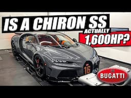 Worlds First BUGATTI CHIRON SS on a DYNO