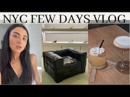 A FEW DAYS IN MY LIFE IN NYC VLOG: WORK/LIFE BALANCE & FASHION INTERNSHIP