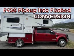 Truck Camper on a Flatbed / Big Sky Montana