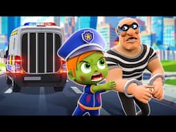 Super Police Catch Bad Thief 👮🧛 | Police Officer Song | More Nursery Rhymes & Kids Songs