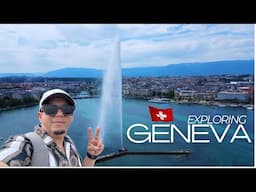 Exploring Geneva, Switzerland, for the first time by myself. (Walking & Boat Tour)